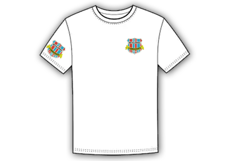 haftowane logo na koszulkach