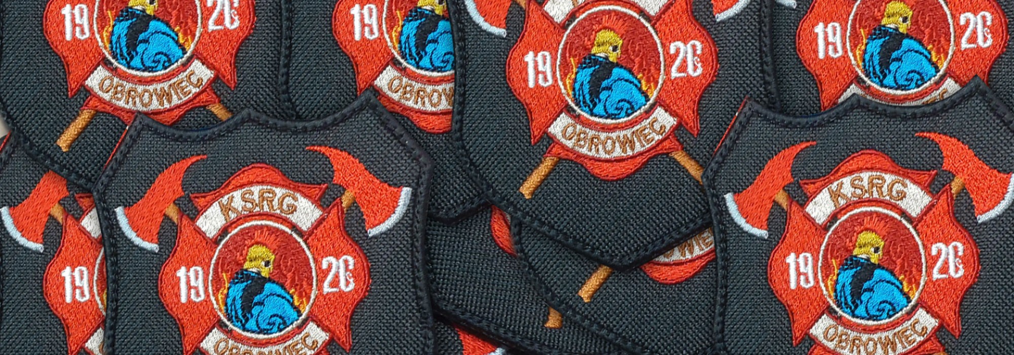 Naszywki OSP z rzepem