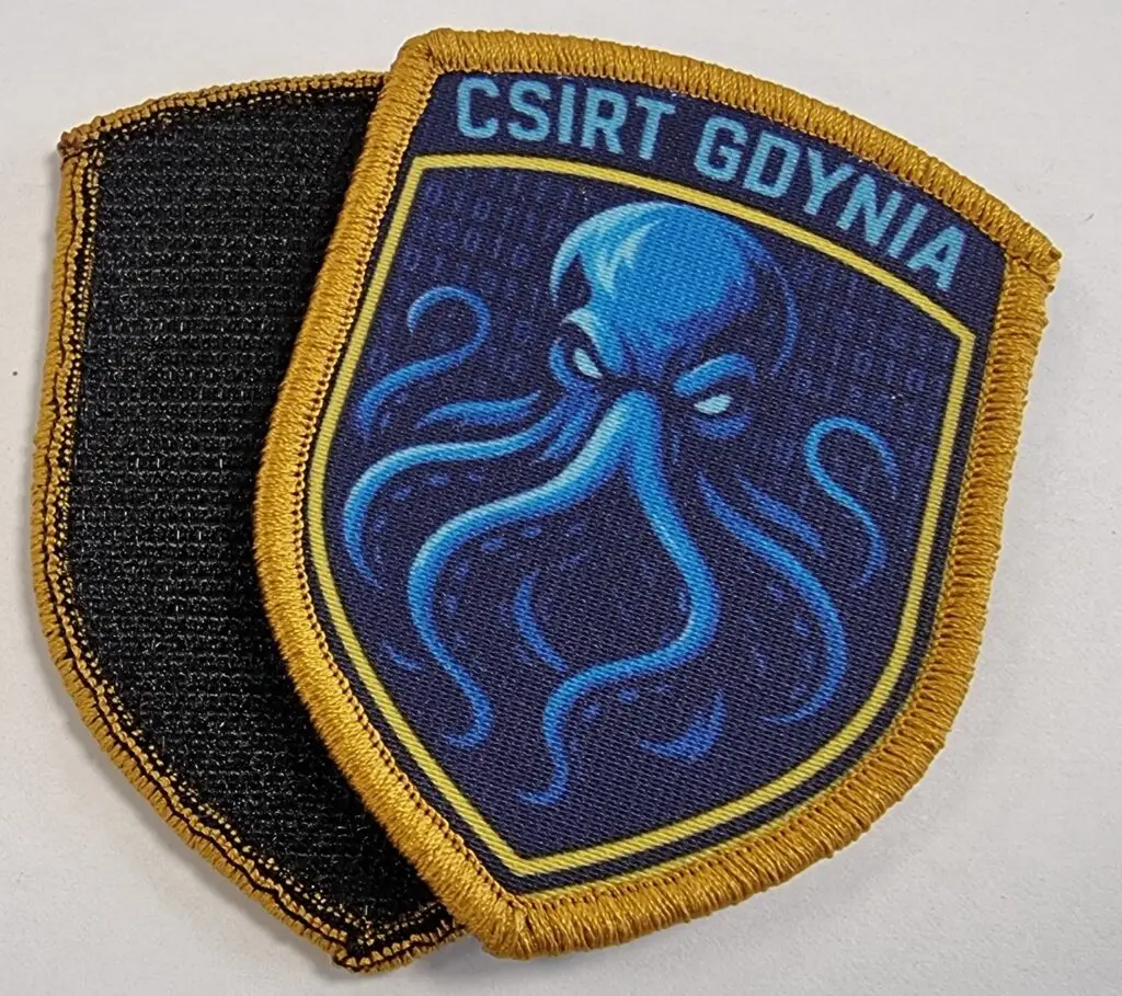 Naszywki sublimowane i haftowane CSIRT Gdynia – zdjęcie 2