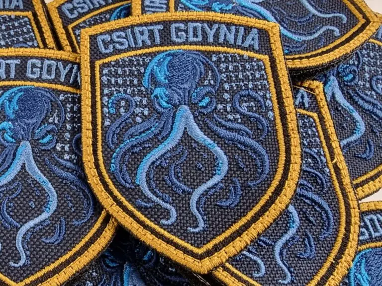 Naszywki sublimowane i haftowane CSIRT Gdynia – zdjęcie 1