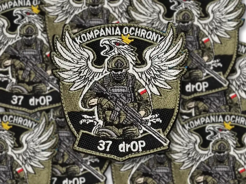 Naszywki na rzep 37drop Kompania Ochrony