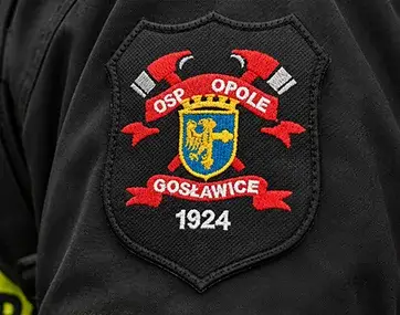 Naszywki haftowane z rzepem dla OSP Gosławice