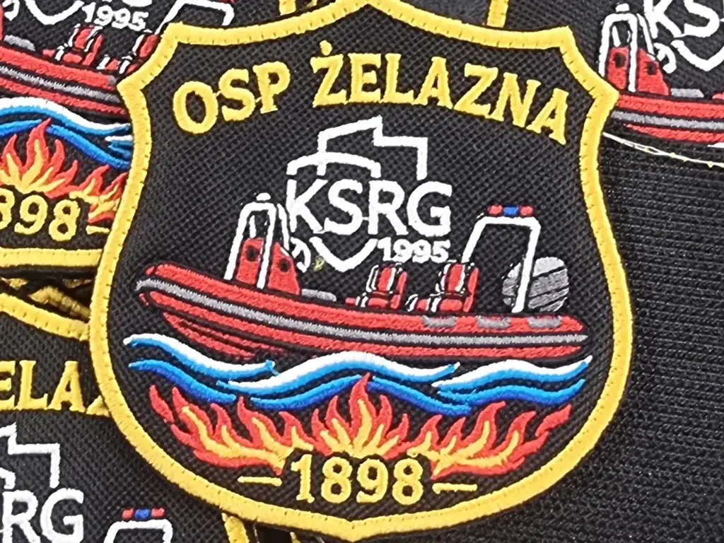 Naszywki haftowane OSP Żelazna