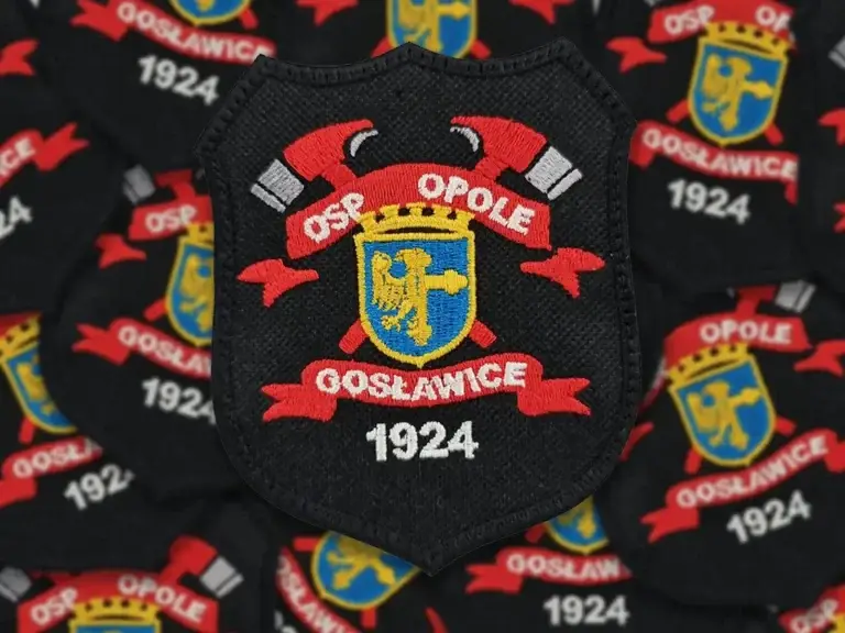 Naszywki haftowane dla OSP Gosławice