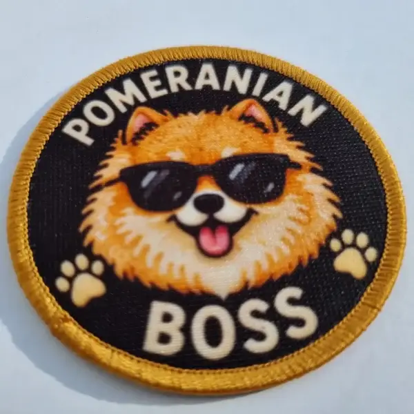 Naszywki z pomeranianami