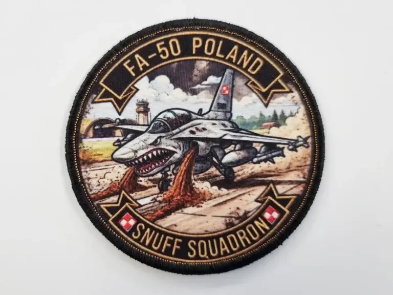 Naszywki sublimowane z rzepem dla Snuff Squadron