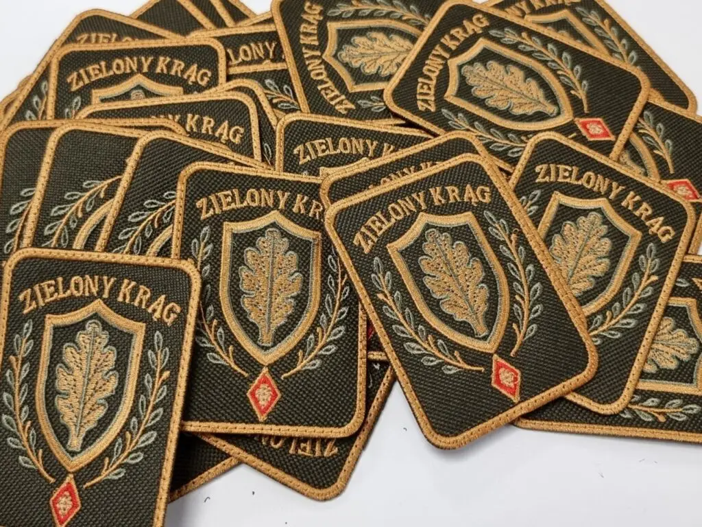 Naszywki haftowane Zielony Krąg